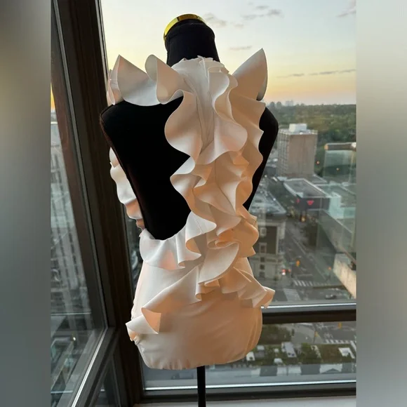 Zimmermann White Ruffled One Piece Swimsuit - Picture 6 of 16